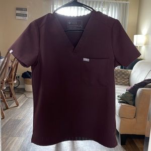 XS One Pocket Figs Top in Espresso